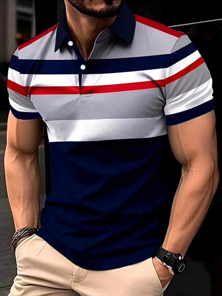 Men's Casual Business Fashion Polo Shirts