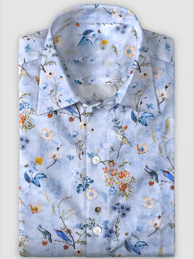Men's Business Style Simple Shirt
