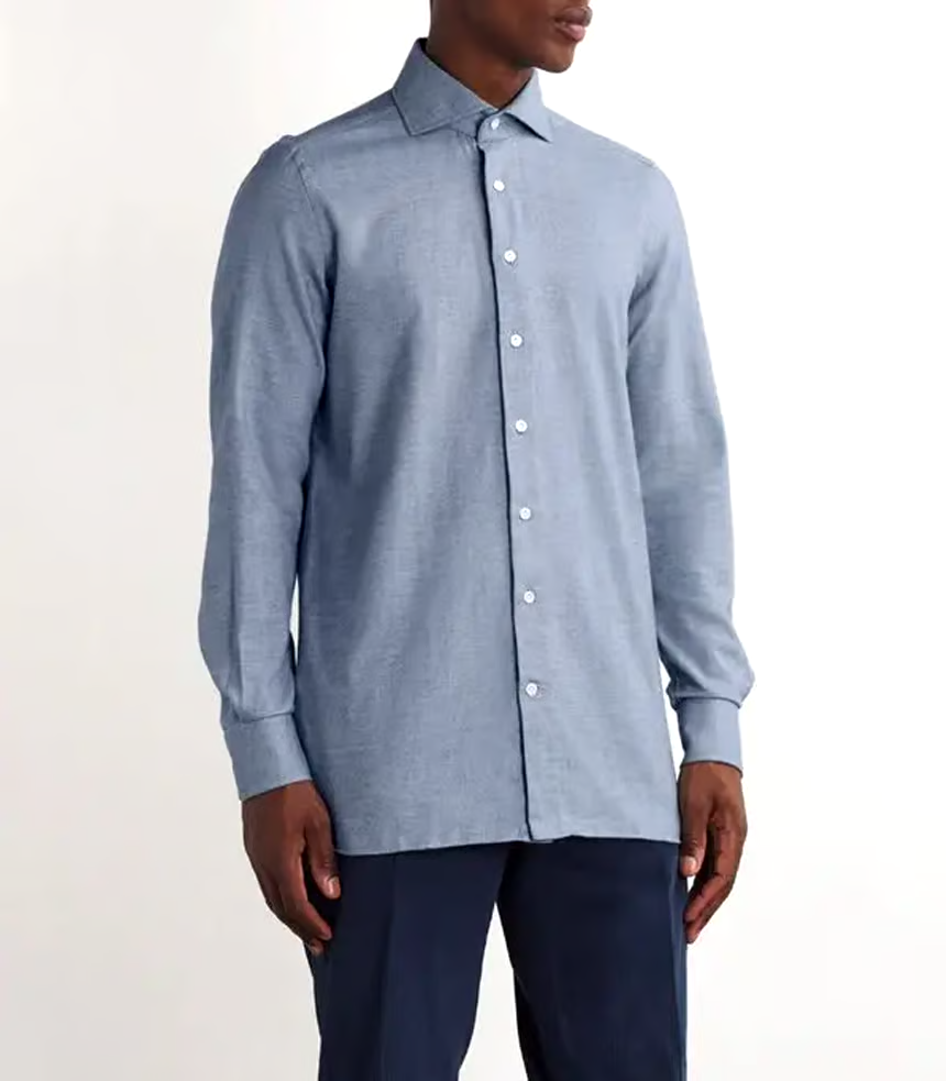 Men's Business Casual Long Sleeve Shirt