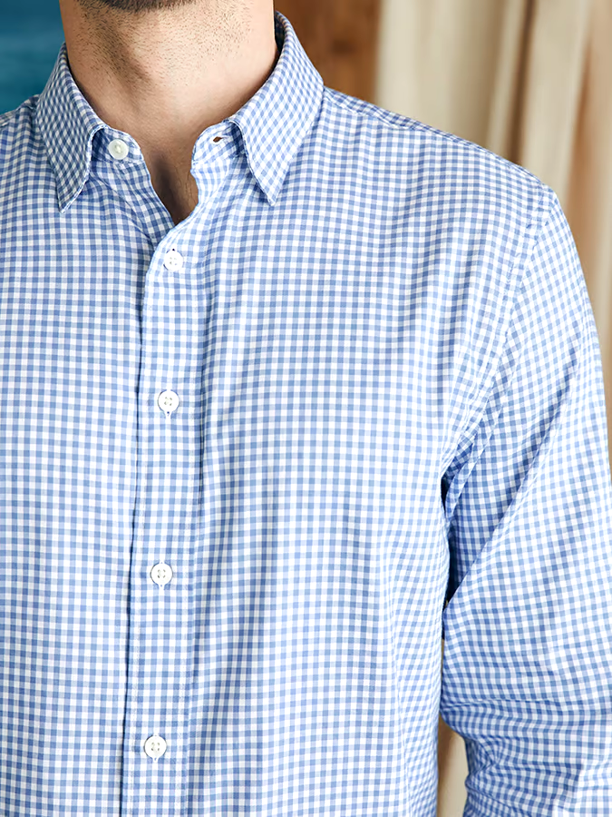 Men's Plaid Business Casual Shirt